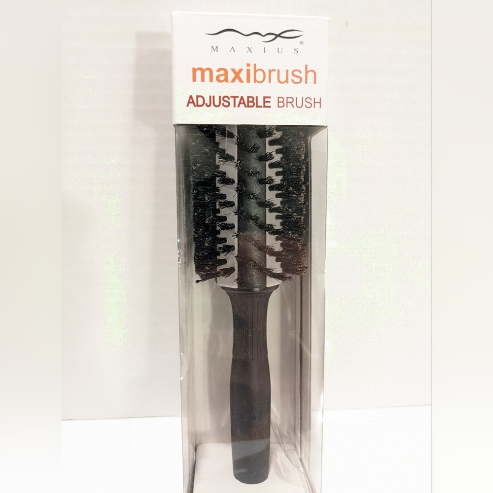 Maxius Maxibrush Adjustable Blow Dryer Styling Salon Detangle Brush